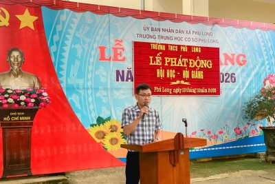 TRƯỜNG THCS PHÚ LONG PHÁT ĐỘNG PHONG TRÀO THI ĐUA “HỘI HỌC – HỘI GIẢNG” NĂM HỌC 2025 – 2026